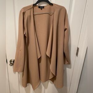 Tan throw on cardigan